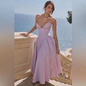 House of CB Lady Corset Midi Dress